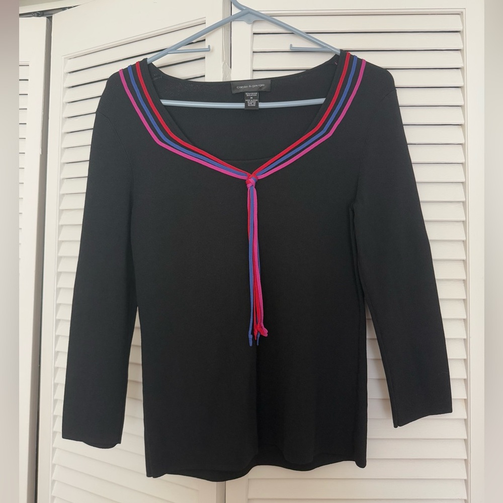 Cable & Gauge Ribbon Blouse